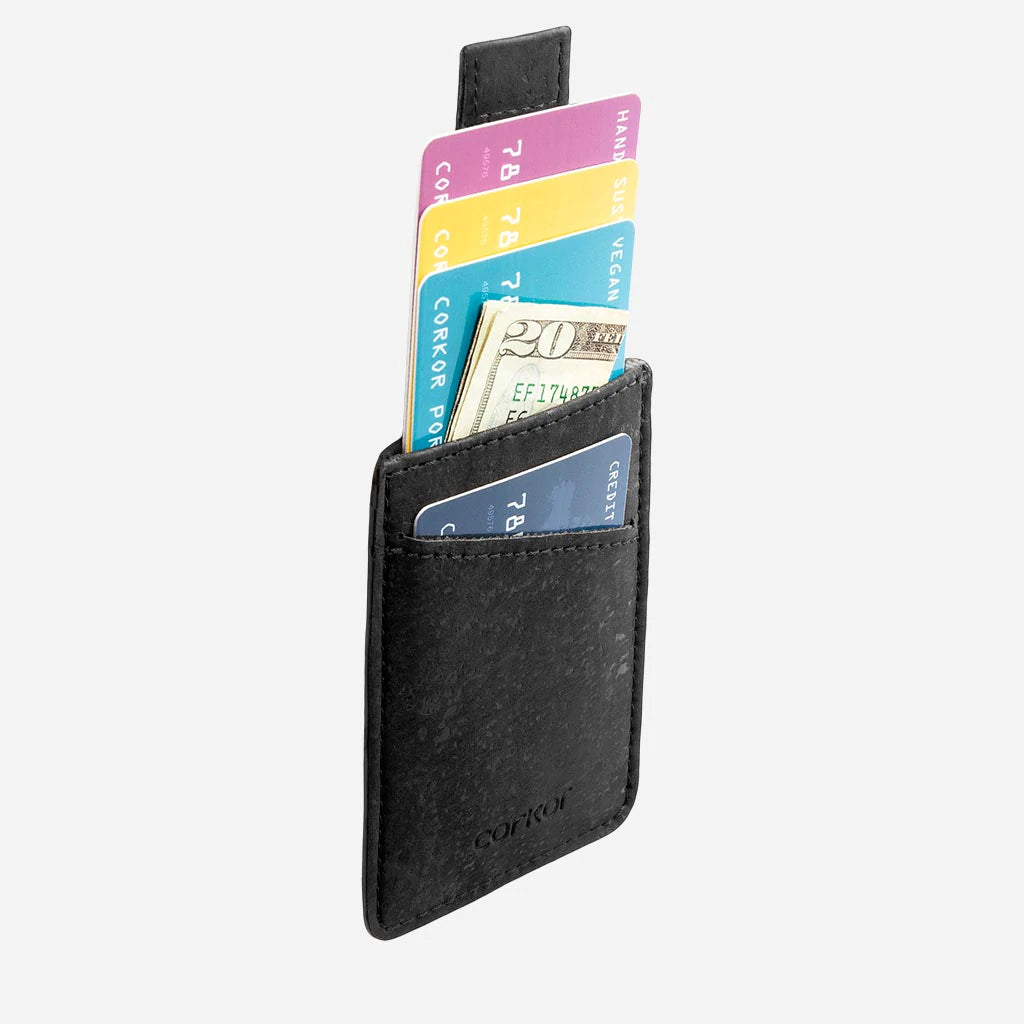 Card Holder Corcho Rfid Anticlonacion Cork Animal Cruelty Free