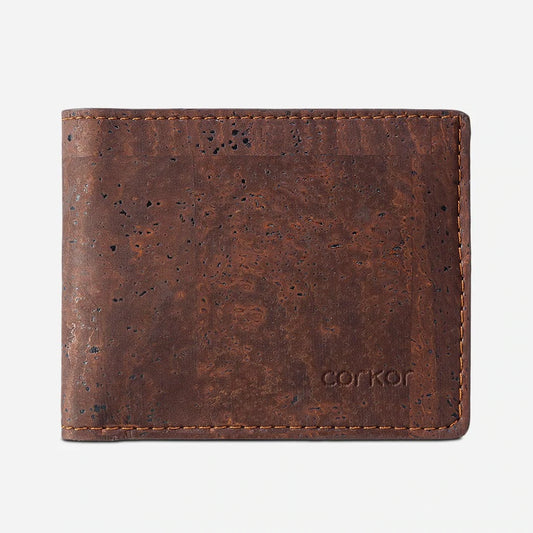 Billetera Corcho Monedero Anticlonacion Cuero Vegano Rfid